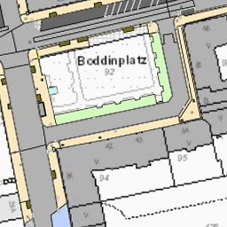 Demo image for Straßenbefahrung 2014, ALKIS Berlin s/w